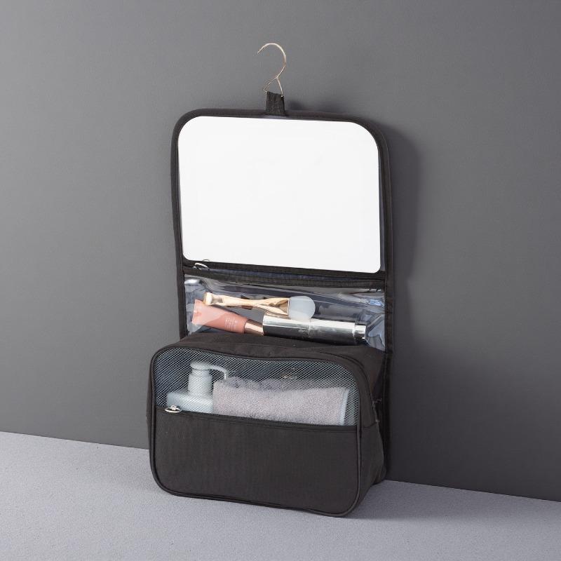 1pcs Travel Organizer Bag Large Capacity Waterproof Foldable Cosmetic Bag Dry Wet Separation Toiletry Storage Bag