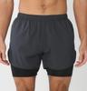 Men's Quick-Dry 2-in-1 Running Sports Shorts with Anti-Exposure Liner