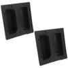 4 Stück Schwarzer versenkter Lautsprechergriff 148x140mm Gitarrenverstärkergriff für tragbare Lautsprecherbox