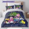 Adventure Time Pattern Bedding,Quilt Set Quilt Cover Pillowcase Home Decoration Birthday Gift (1 * duvet cover + 2 * pillowcase, without core)