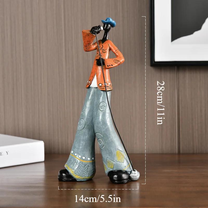 

Современная абстрактная смоляная музыкальная группа, статуэтка музыканта, скульптура, музыкальные инструменты, статуэтка, подарок, домашний офис, гостиная, декор