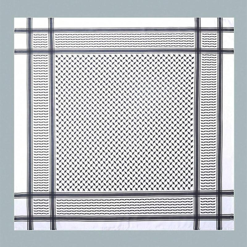 Women Scarf Plaid Print Hijab Soft Shawls and Wraps Female Foulard Designer Pashmina Bandana Muslim Headscarf