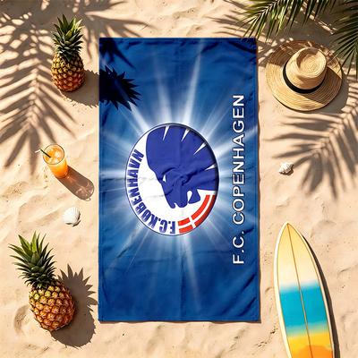 FC Copenhagen (14) Theme Beach Towel Sand Resistant Soft And Comfortable Suitable For The Pool Camping Yoga And Diving A Travel
