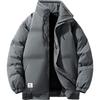 Warrior Puffer Jackets Unisex Stand Collar Thickened SH3388K03