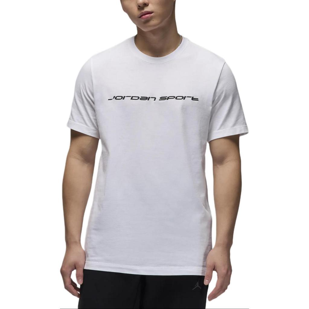 Jordan Letter Print Design Versatile Breathable Short Sleeve T-Shirt Men Tops White FZ1931-100