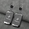 Cubierta Protectora de Aleación de Zinc y Cuero para Funda de Mando a Distancia de Coche Para Volvo Polestar 2 Polestar 3 2023 2024 Accesorios de Protección para Llave de Coche
