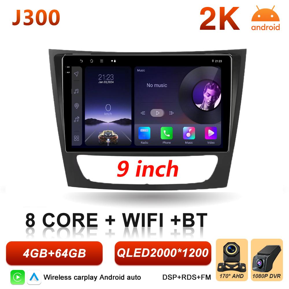 Car Stereo Navigation For Mercedes Benz E Class S211 W211 CLS Class C219 2002-2010 Wireless Carplay Car Radio Android Head Unit
