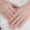 Light Luxury Mobius Strip Couple Rings Open Design Love Token Simple Fashion Men And Women Jewelry