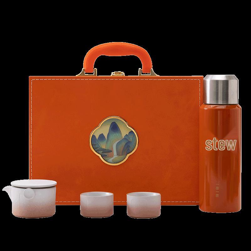 Chinese Style Portable Clay Tea Set