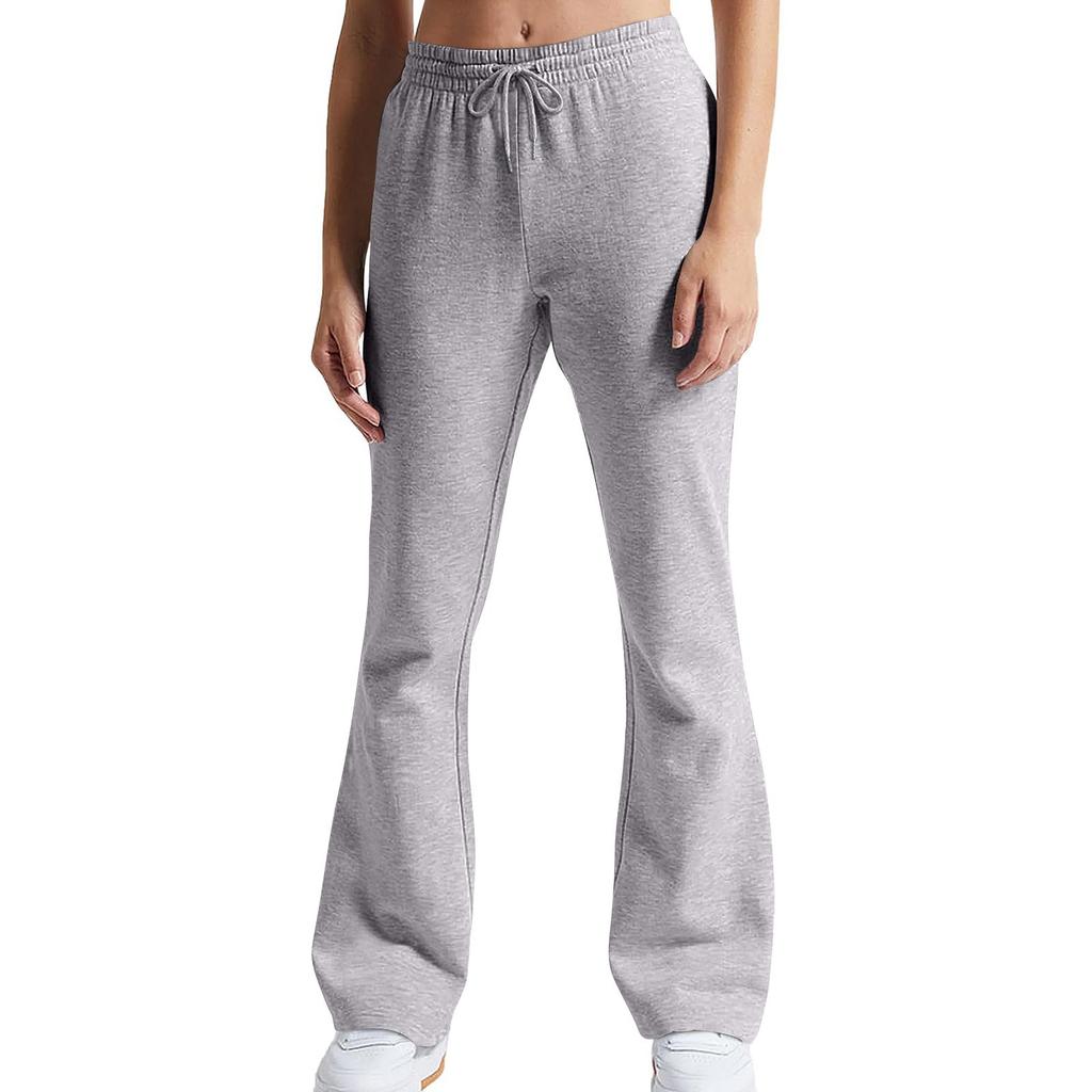 Women's Flare Leg Sweatpants High Waisted Baggy Sweat Pants Drawstring Athletic Pants