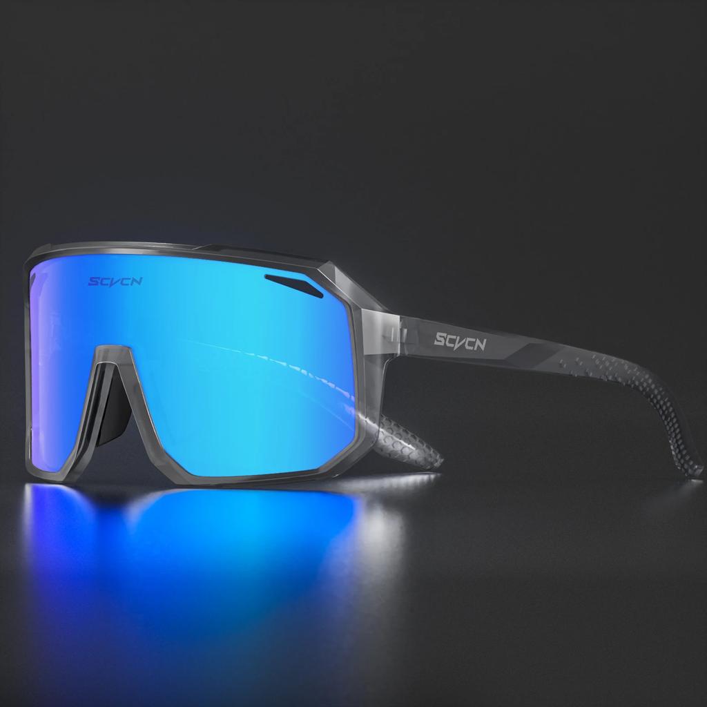 SCVCN Cycling Glasses Bike Mountain Bicycle Hiking Camping Golf UV400 Sunglasses Sport Protection Glasses for Men Women Baseball