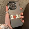 Romantic 2026 New Year Phone Case For iPhone 16 15Case iPhone 13 12 14 11 Pro Max Plus 16E 17Air Silicone Shockproof Cover