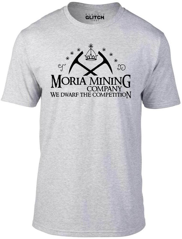 

Men s Moria Mining Company T-Shirt - GIFT FILM MOVIE HOBBIT BOX SET COSTUME FUN L