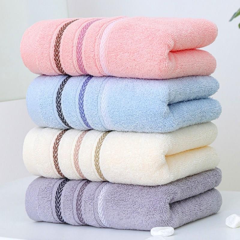 Sai Luo Pure Cotton Jacquard Towel - Soft, Absorbent, Ideal for Face Washing and Gifts