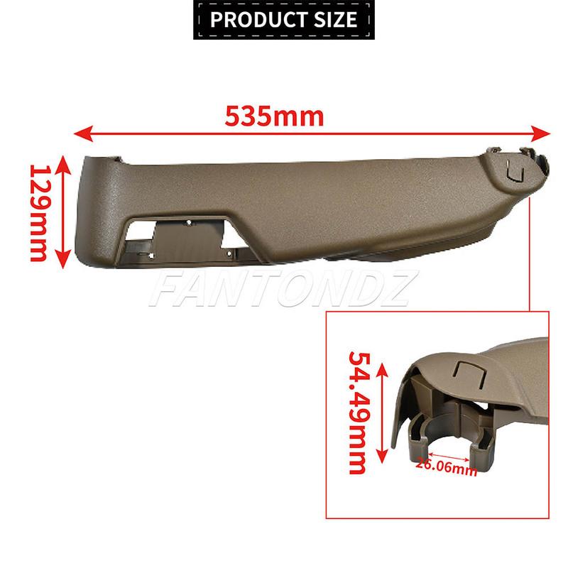 39802016 Front Power Seat Right Side Switch Panel Trim Cover For Volvo S80 XC90 XC70 V70 S60 3980
