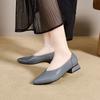 Pointed Flat Shoes Women's 2025 Simple Temperament Commuting One-pedal Single Shoes Loafer Professional Dress Office Women's Shoes