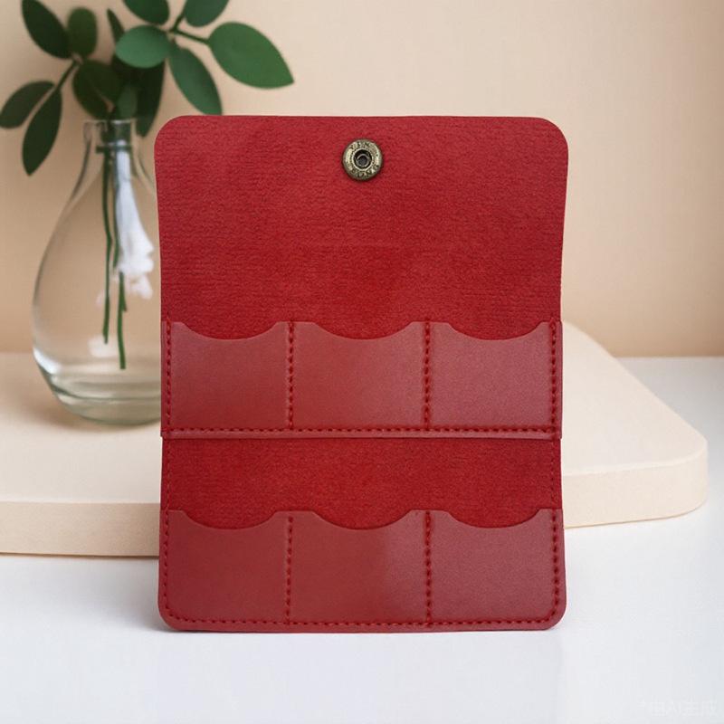 Portable PU Leather Guitar Pick and Multi-Card Storage Case for Mobile Phones