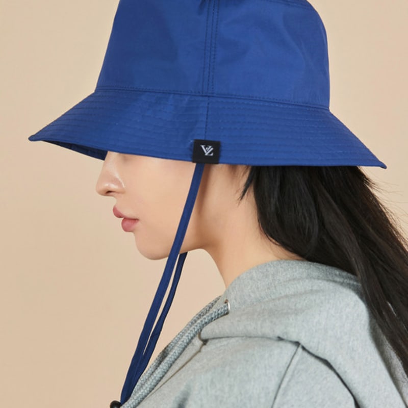 VARZAR Waterproof String Bucket Hat Navy