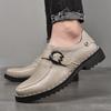 Golden Sapling Business Casual Shoes Men Leisure Flats Office Formal Footwear Leisure Party Loafers Platform Men's Wedding Shoe