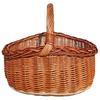 WICKER BASKET Shopping Basket Picnic Mushrooms