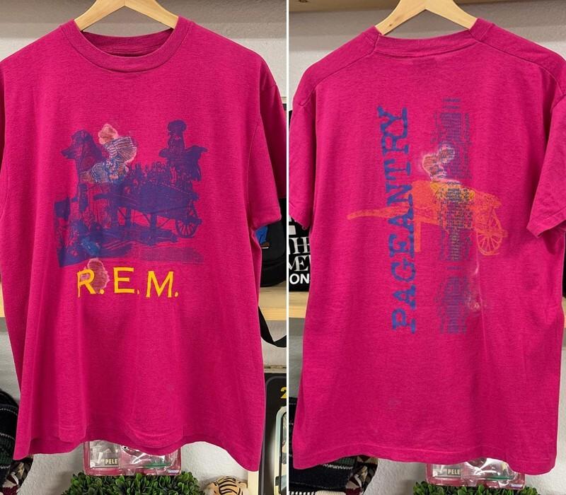 

1985 R.E.M PAGEANTRY Tshirt 2 sided Remake tee Unisex tee vtg NH20093 Unisex T-Shirt XXXXL