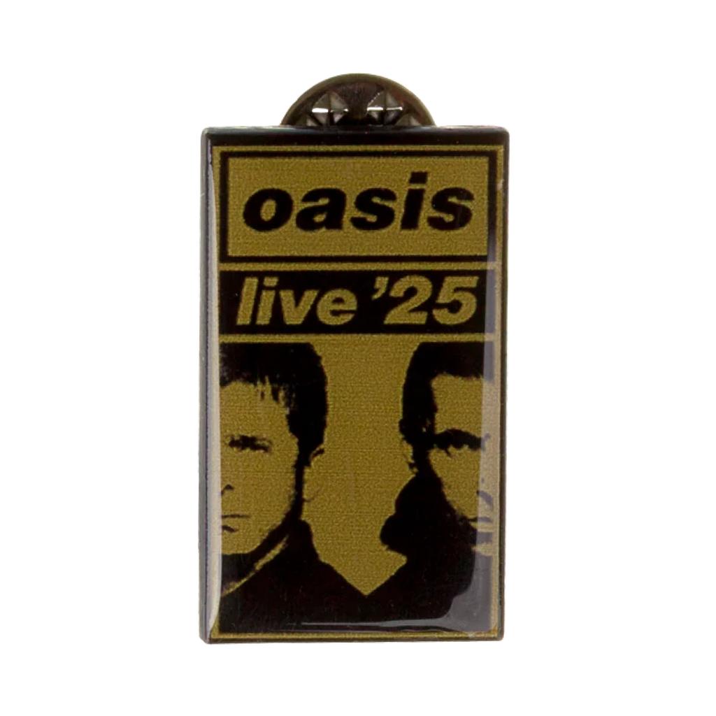 Oasis Live '25 Gold Logo Live '25 Pin Badge