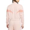 Nike Logo Printed Stand Collar Short Sleeve Knit Sweatshirt Women sweatshirt Pink DD5434-601