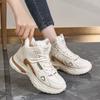 36-43 Women's Plus Size Fashionable Plus Velvet Warm Casual High Top Cotton Shoes Snow Boots Sports Women's Cotton Shoes