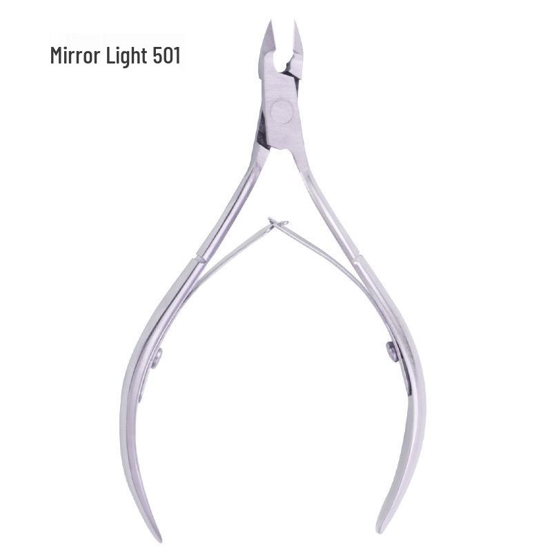 

Позолоченные щипчики для удаления кутикулы из нержавеющей стали и кусачки для вросших ногтей D501