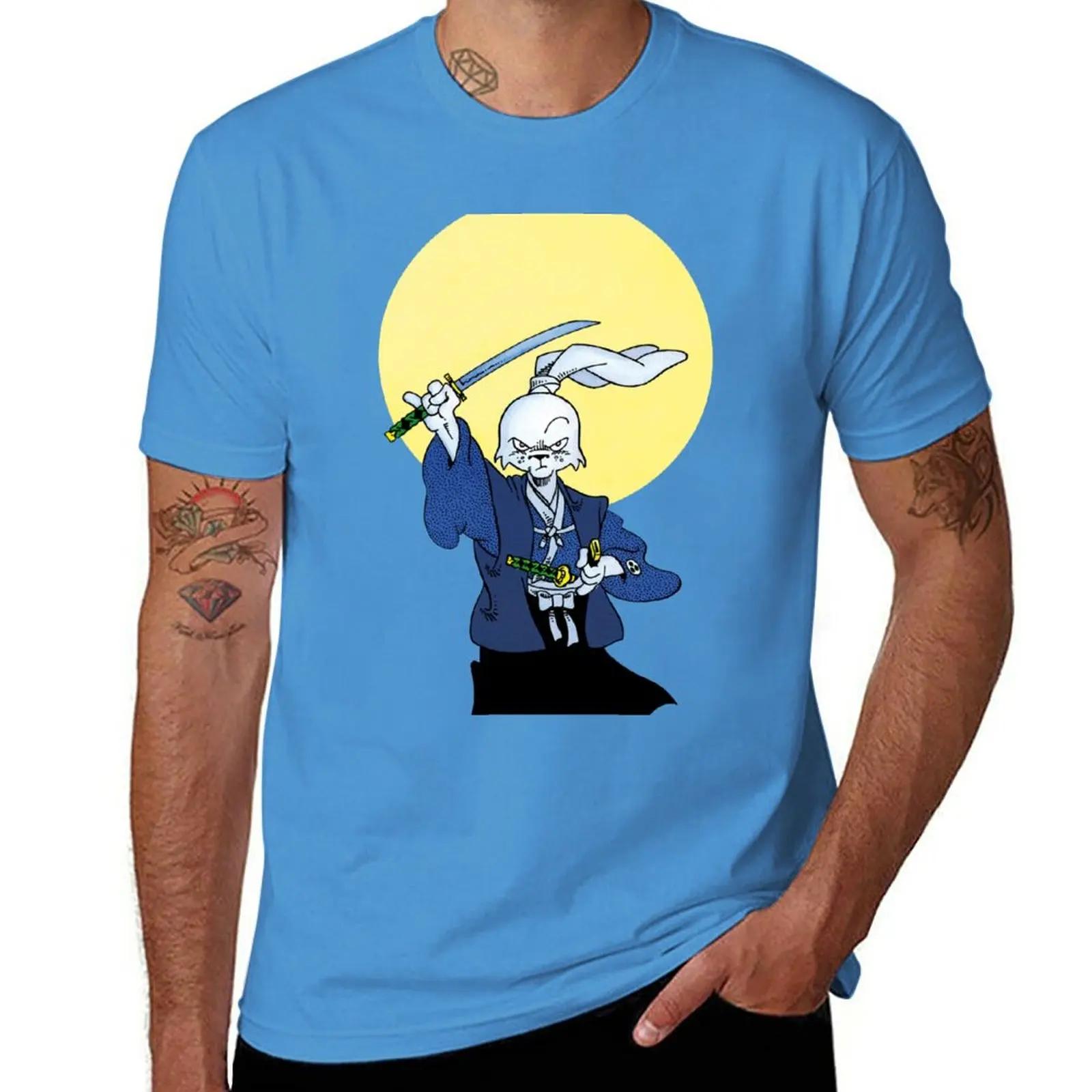 usagi yojimbo usagi rabbit samurai moon katana sword kimono ronin miyamoto usagi stan sakai japan edo era e TShirt S