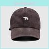 Mens Cotton Worn Look Water Washed Cotton Embroidered Baseball Cap Sun Protect