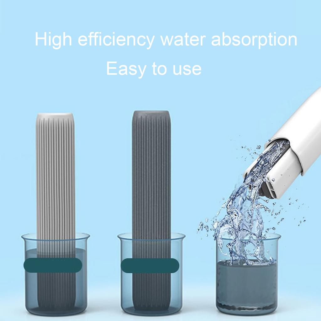 Mini Mop Portable Samll Wet Dry Use Hand Wash Free Desktop Mop for Tableware Car Glass Display
