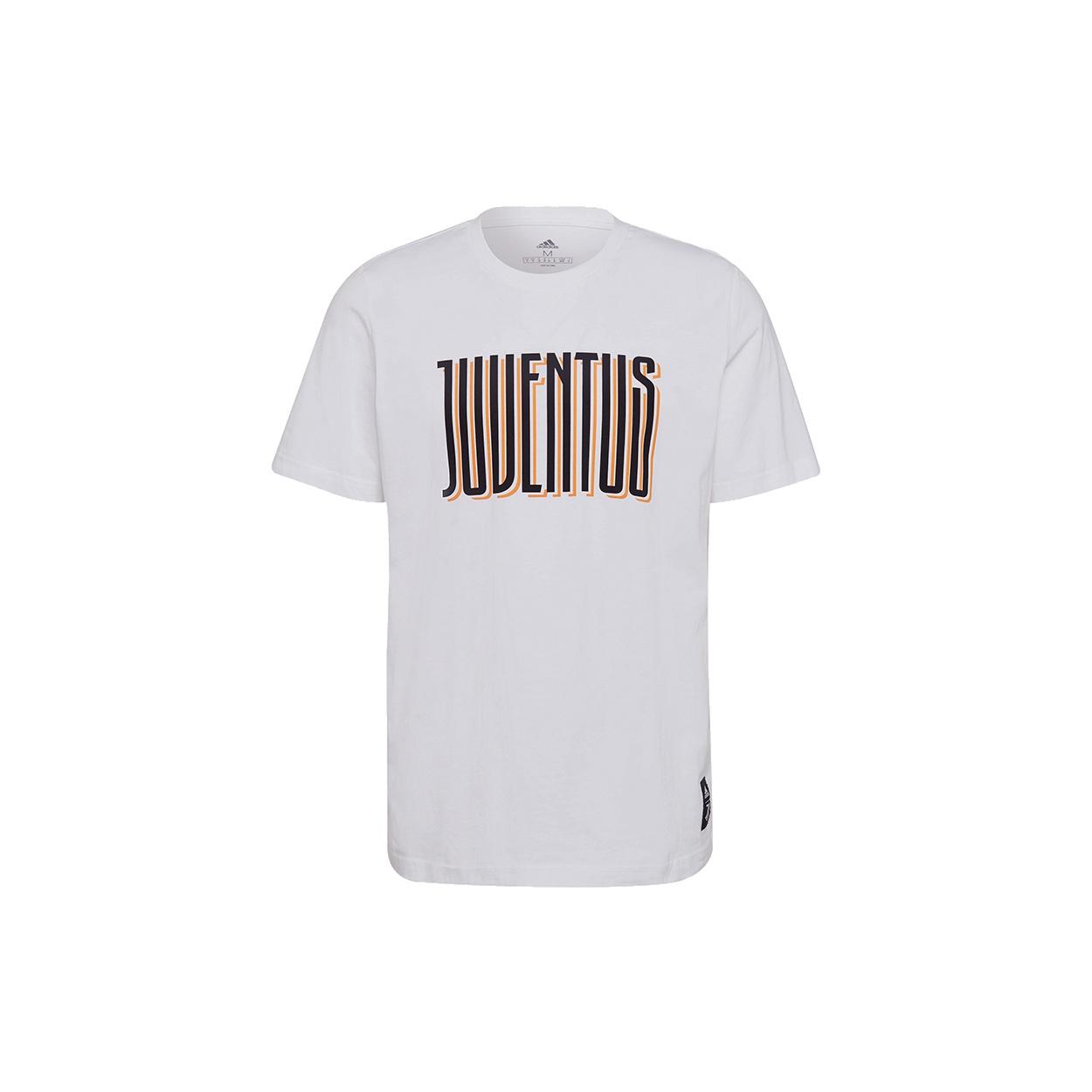 adidas Juve Str Tee Foot Ball Letter Printing Causual Sports Male White Men s GR2921 M