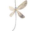 Dragonfly Crystal Suncatcher with Beads, Hanging Ornament for Home, Office, Garden, Car