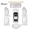 Cooling Sun Shade for Car Interior Side Window Shade, Suction Cup Mesh UV Block Curtain Rear Screen Seat, Heat Insulation Sunshade Baby Travel,