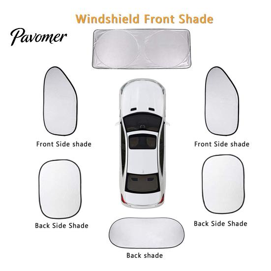 Cooling Sun Shade for Car Interior Side Window Shade, Suction Cup Mesh UV Block Curtain Rear Screen Seat, Heat Insulation Sunshade Baby Travel,