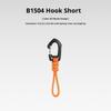 Multifunktionaler Dreieck-Karabiner 7-Strängiges Anti-Lost Schlüsselband Handgelenk-Haken 1,5 cm max. Öffnung für Outdoor-Camping Taschenlampe Schlüssel