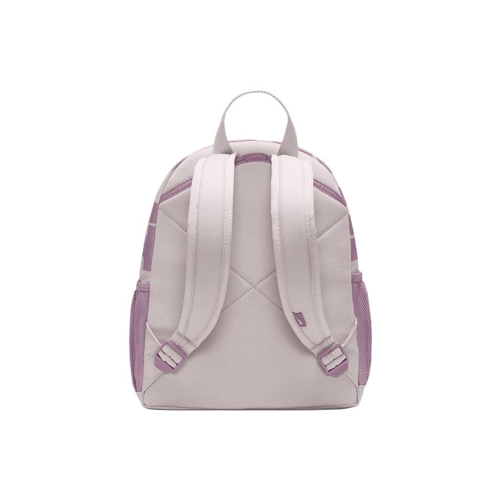 Nike Brasilia JDI Zipper Closure Fabric Backpack Regular Women Backpack Gray Purple Red DR6091019