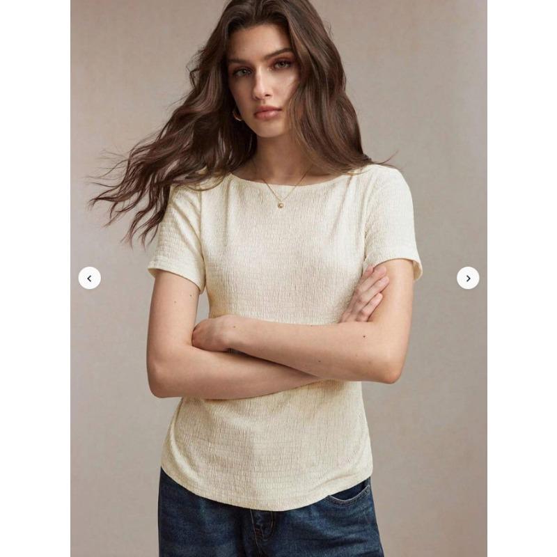 Summer women's pullover short-sleeve t-shirt tops