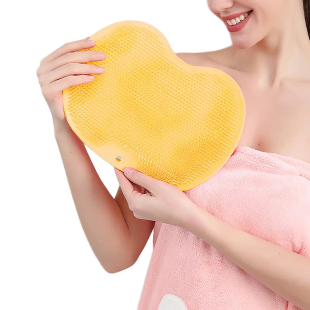 Foot Scrubber Mat Back Scrubber Shower Scrubber Wall Mount With Suction