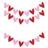 Glittery Heart Garland Banner for Valentines Day Decorations,Wedding Engagement Party home and