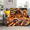 2025 Nuova Nuova Coperta in Flanella Cartone Animato Auto da Corsa H-Hot Wheels, Morbida Coperta Plaid per Casa Camera da Letto Letto Divano Coperta da Viaggio Regalo per Bambini