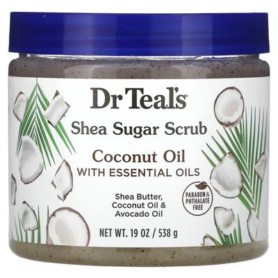 Shea Sugar Scrub, Coconut Oil & Essential Oils, 538G(19Oz)