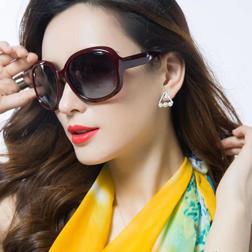 Okulary przeciwsłoneczne Damskie okulary przeciwsłoneczne do jazdy Nowe modne okulary z dużą ramką Damskie modne okulary przeciwsłoneczne w stylu retro
