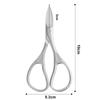 Mini Nail Cutter Scissors Stainless Steel Nail Clippers  Manicure Pedicure