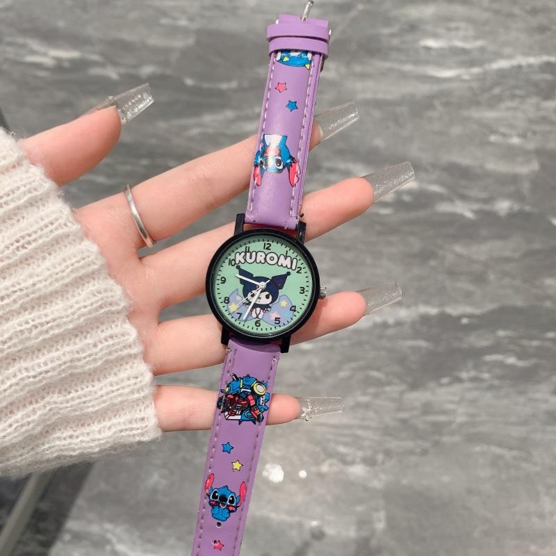 High-Value Animation Cartoon Children Cute Boy Girl Belt Quartz Watch Generation