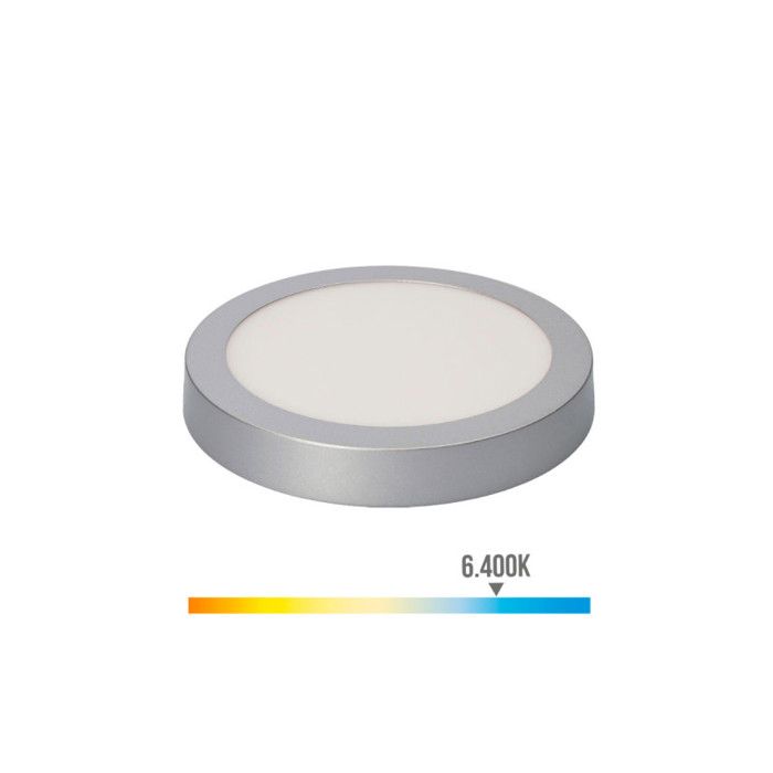 Plafonnier LED EDM - 20W - 1500 Lumens - 6400K - Chromé - 31596