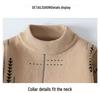 Men's Retro Japanese-Style Wool Knit Sweater - Round Neck, Loose Fit, Autumn/Winter Pullover.