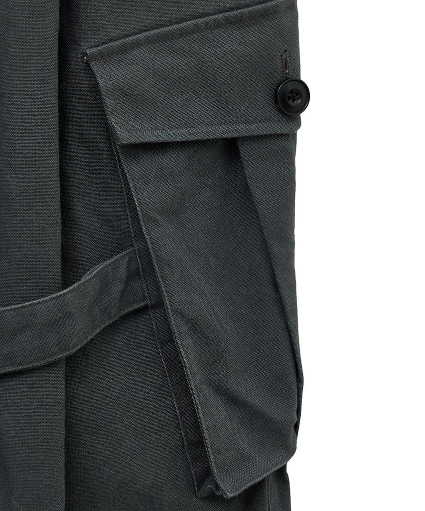 NOIRER Utility Strap Cargo Pants (Charcoal)