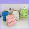 Adorable Cat Design Children's Backpack Lightweight Durable Nylon For Kindergarten Use